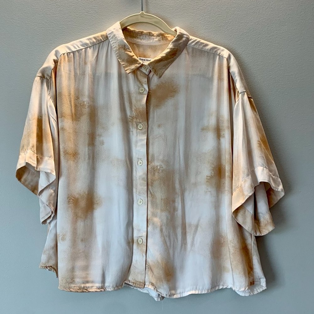 Frank and Oak Tie Dye Blouse
